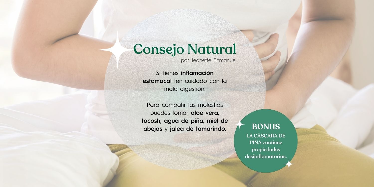 Cuida tu estómago de la inflamación